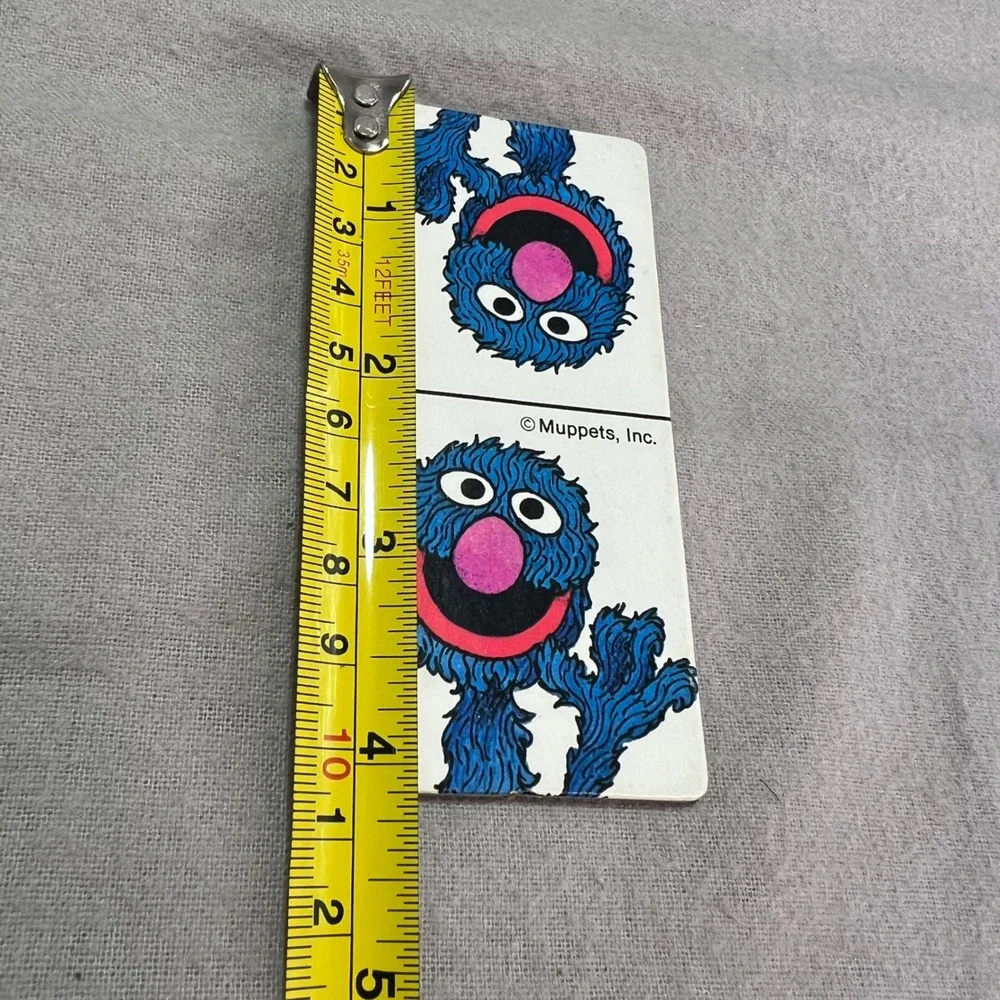 Whitman Sesame Street Dominoes Vintage 1980s Muppets Thick Cardboard No Box